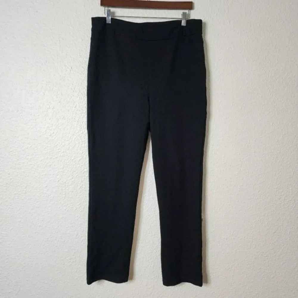 Soft Surroundings Slimsations Ponte Straight Leg Pants Women's Size Large - Picture 1 of 6